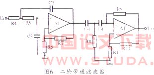 二阶带通滤波器是一种二阶压控电压源
